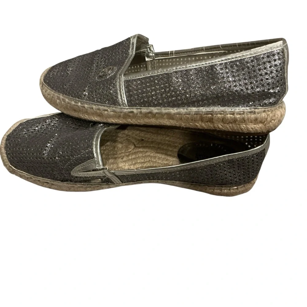 Michael Kor Kendrick slip on fine mesh perforated espadrille slip on shoes 6.5